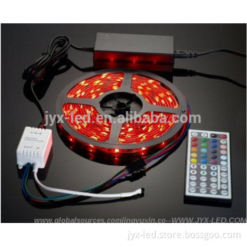 CE ROHS FCC with 24/44 Keys LED Controller and Driver led strip light 5M SMD5050 RGB IP20 Complete Set